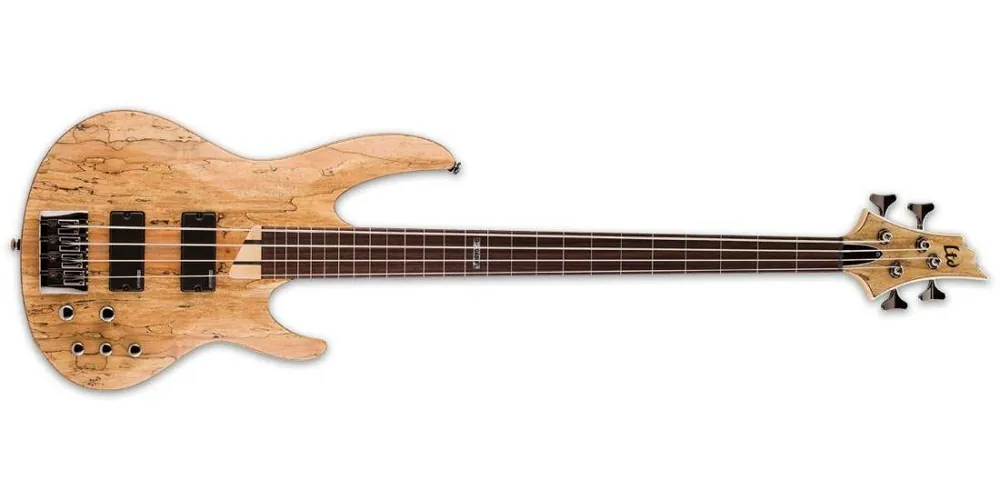 Vente Flash ESP Guitars LTD B-204SM Fretless Bass - Natural Satin