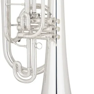 Top Vente Eastman Winds EME421S 4 Valve Euphonium .571‘‘ Bore with 11‘‘ Bell - Silver