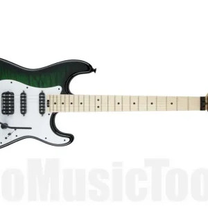 Achat Immédiat Jackson USA Signature Adrian Smith San Dimas SDQM MN Transparent Green Burst