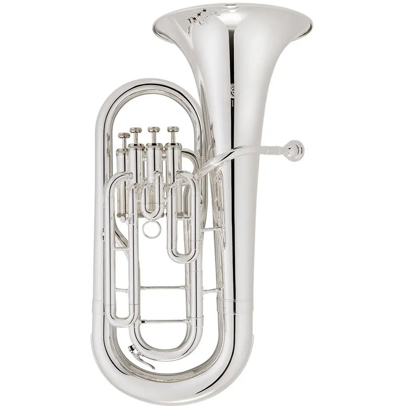 Jupiter JEP1005S 4-Valve Bb Euphonium with Case - Silver Plated Vente Flash