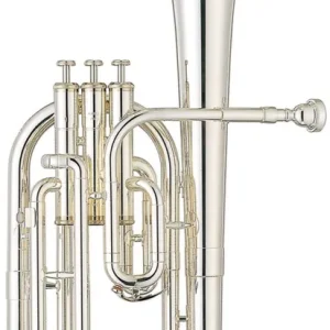 Produit De Marque Yamaha Band YAH-203S Student Alto Horn - Silver-Plated