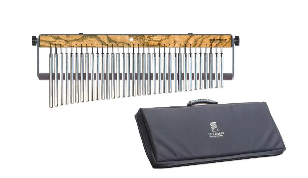 Certifié TreeWorks Chimes Full-Size Single Row Concert Chime with Damper and Free Deluxe Bag