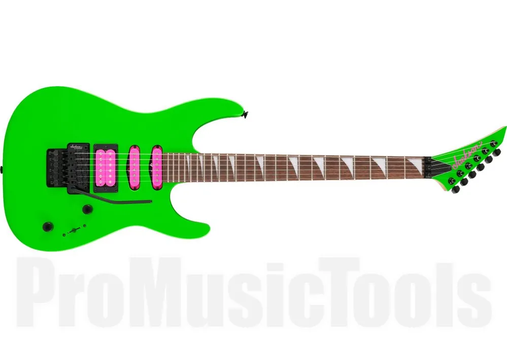 Soldes Jackson X Series Dinky DK3XR HSS LRL - Neon Green