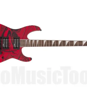Vente Directe Jackson X Series Soloist SLX DX Swirl LRL - Satin Red Swirl