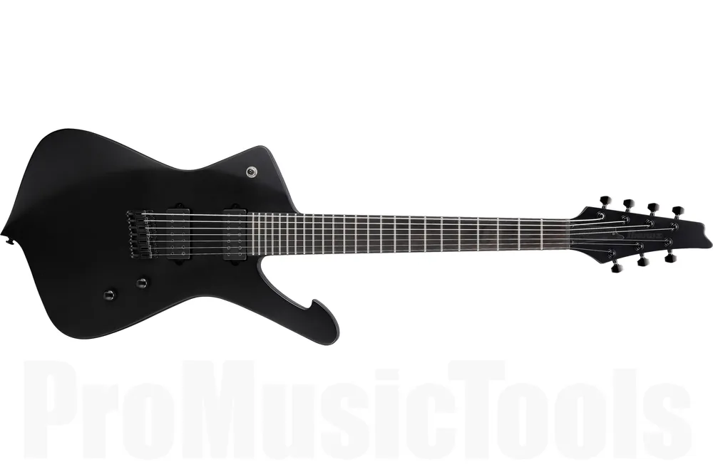 Top Vente Ibanez ICTB721 BKF Iron Label Iceman - Black Flat