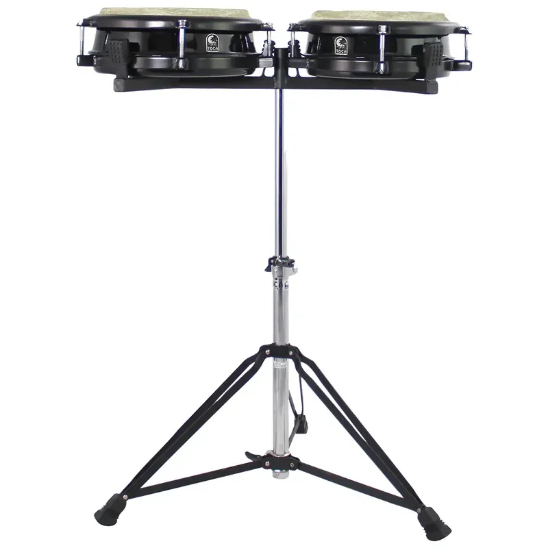 Meilleur Prix Toca Percussion 11‘‘ and 12‘‘ Commuter Conga Set with Double Stand