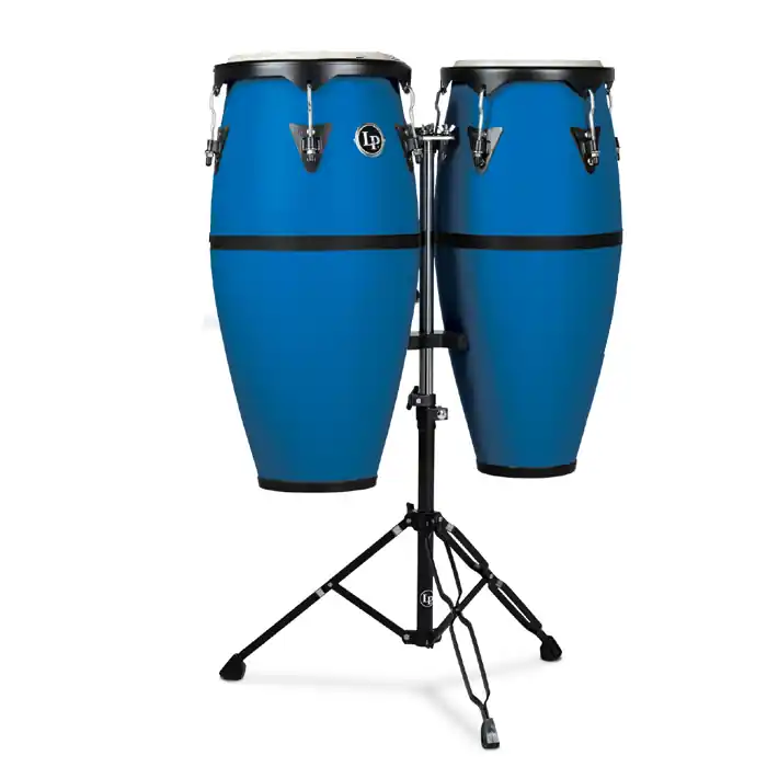 Offre Limitée Latin Percussion Discovery Conga Set - Race Car Blue