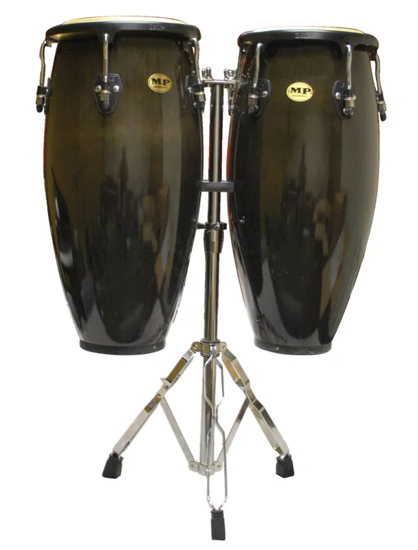 Offre Spéciale Mano Percussion Conga Set 10 & 11‘‘ with Stand - Black