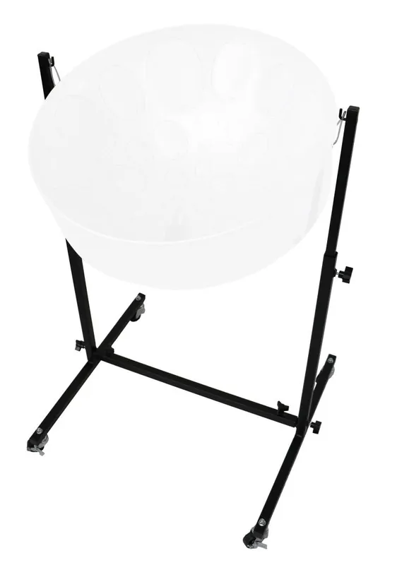 Prix Promo Panyard Lead Pan Stand with Casters - Powder Coat Black