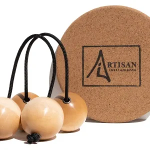 Must-Have Artisan Instruments 2.25‘‘ Papa Kashakas with Adjustable Rope