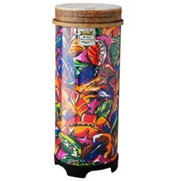 Remo Tubano Pre-Tuned 14 In - Tropical Leaf Populaire