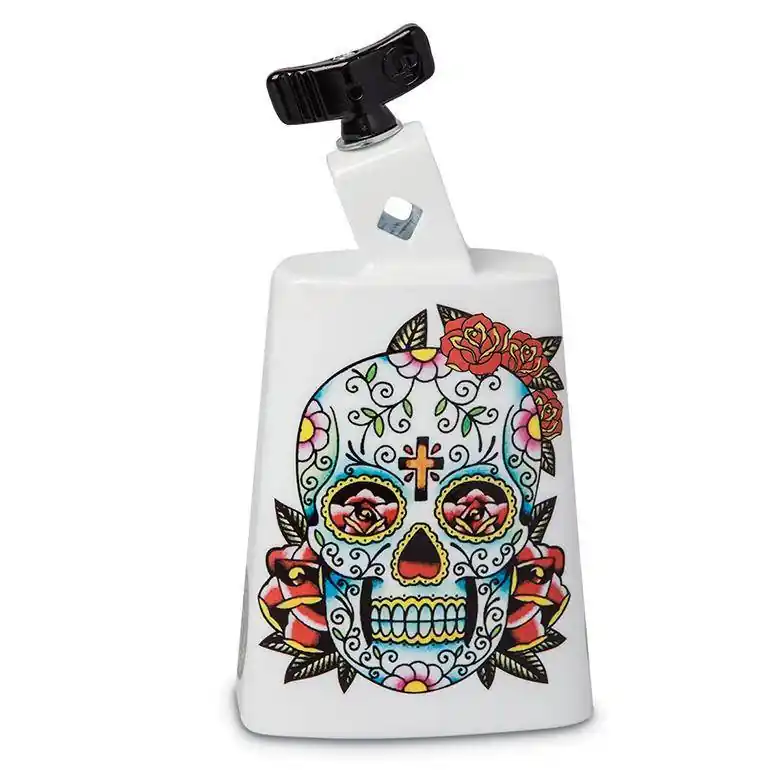 Latin Percussion Collect-A-Bell Series, Black Beauty Cowbell - Sugar Skull Seulement Aujourd'hui