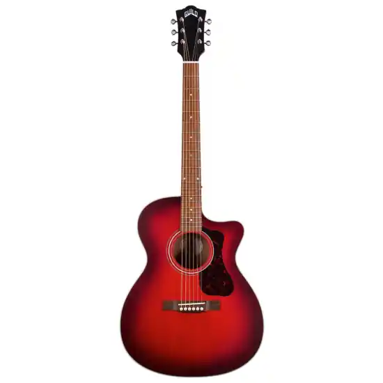 Haute Qualité GUILD OM-240CE Oxblood Burst