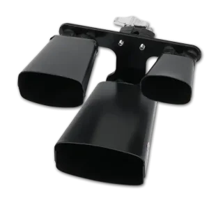 Latin Percussion Tri-bell Cowbell Set with Mount Super Prix