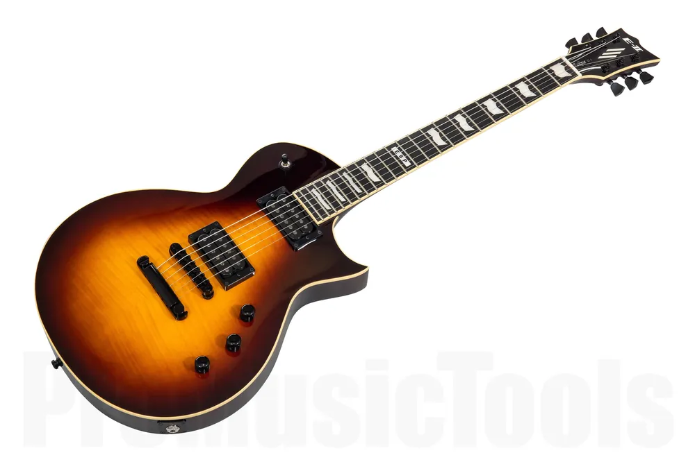 Expédié Aujourd'hui ESP E-II Eclipse FT FM TSB - Tobacco Sunburst - Full Thickness