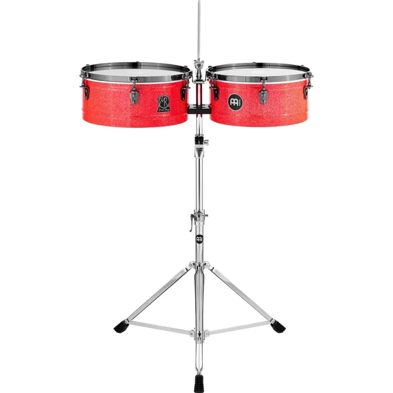 Meinl Manolito Rodriguez Signature Timbales - Atomic Red Expédié Aujourd'hui