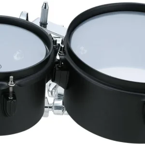 Pas Cher Tama Metalworks Effect Series Mini-Tymps - Matte Black - 6‘‘&8‘‘