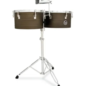 Latin Percussion Matador 14‘‘ and 15‘‘ Timbales - Antique Chrome Prix Choc