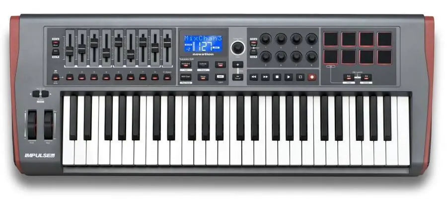 Novation 49 Note Keyboard Controller Commander Vite