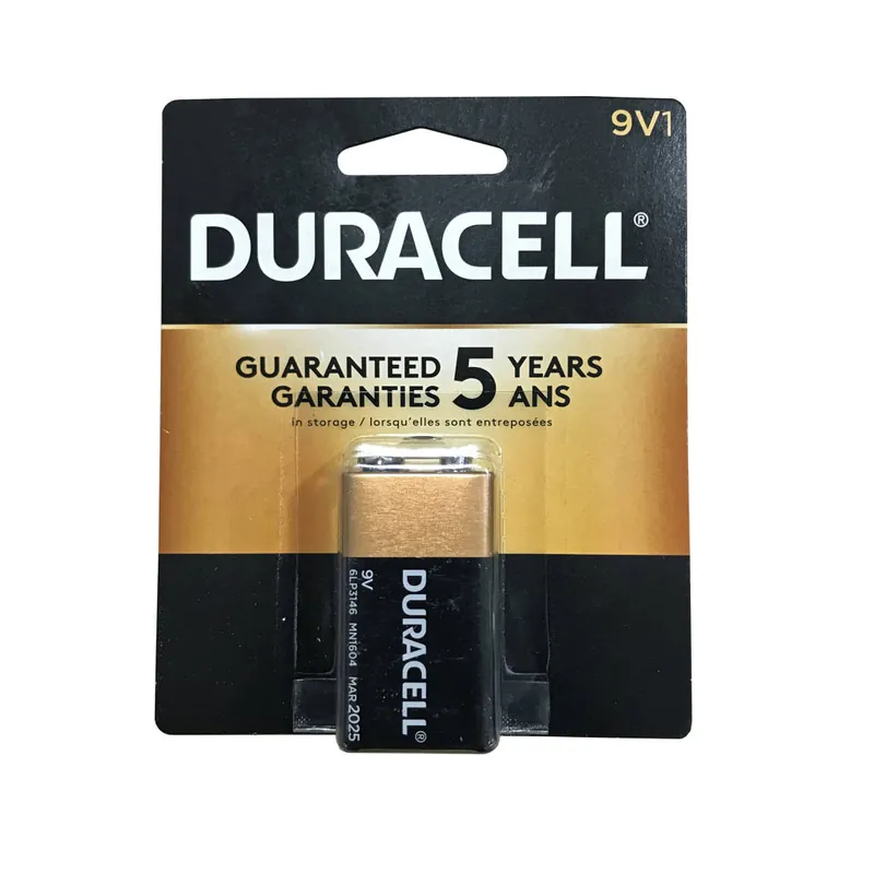 Bon Plan Duracell 9 Volt CopperTop Battery