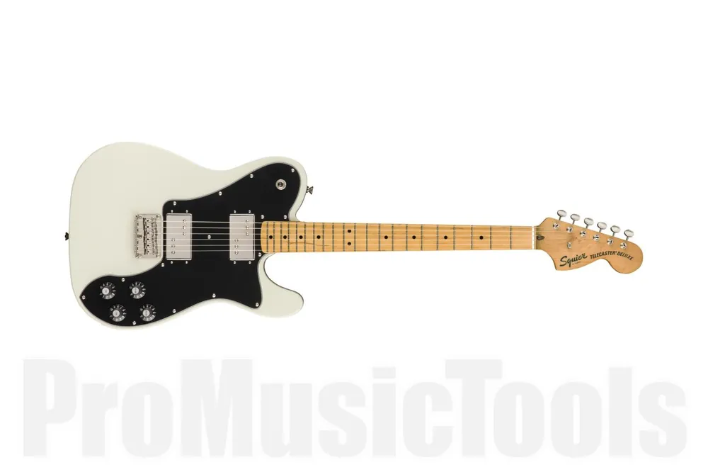 Fender Squier Classic Vibe ‘70s Telecaster Deluxe MN - Olympic White Quantité Limitée