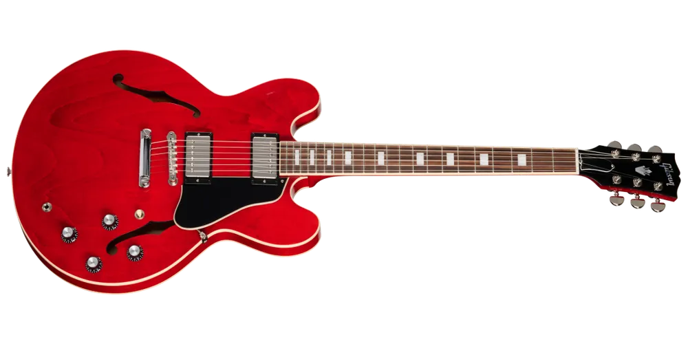 Gibson ES-335 60s Electric Guitar with Hardshell Case - Sixties Cherry Super Prix