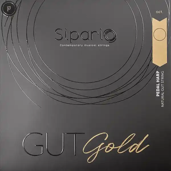 Haute Qualité Sipario Gold Gut Pedal Harp String, 5th Octave A