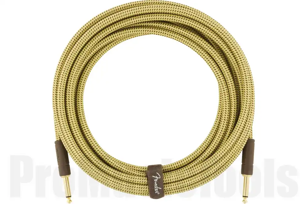 Usine Directe Fender Deluxe Series Instrument Cable - Straight/Straight - 18.6‘ - Tweed