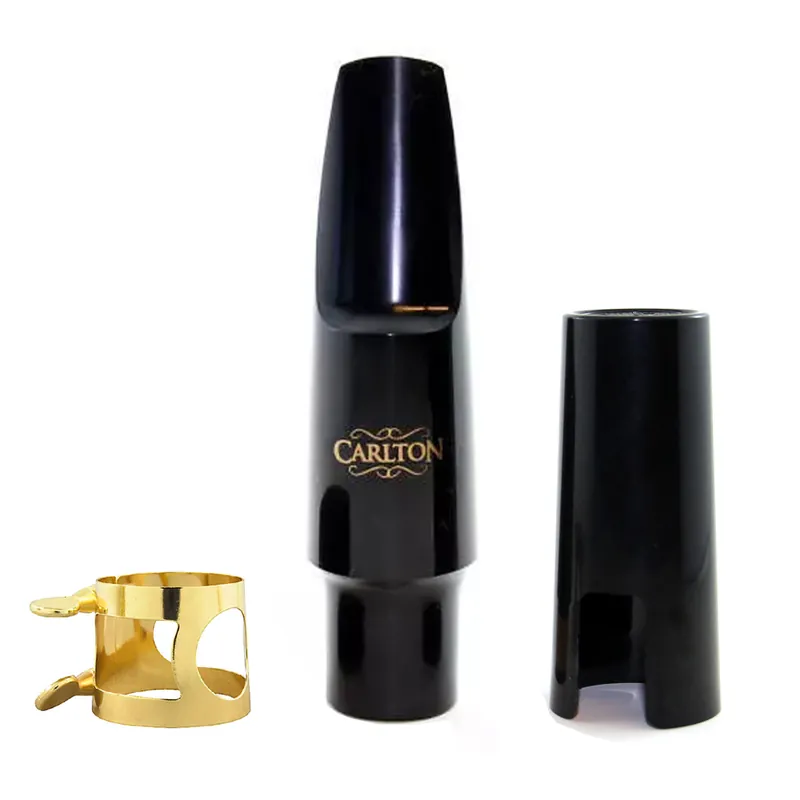 Carlton Baritone Saxophone Mouthpiece Kit - Gold Ligature and Fitted Cap Vente Directe