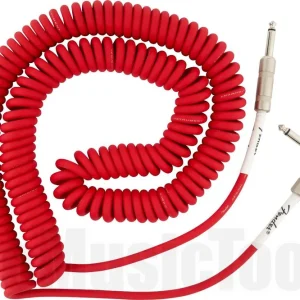 Fender Original Series Coil Cable - Straight-Angle - 30‘ - Fiesta Red Nouvel Arrivage