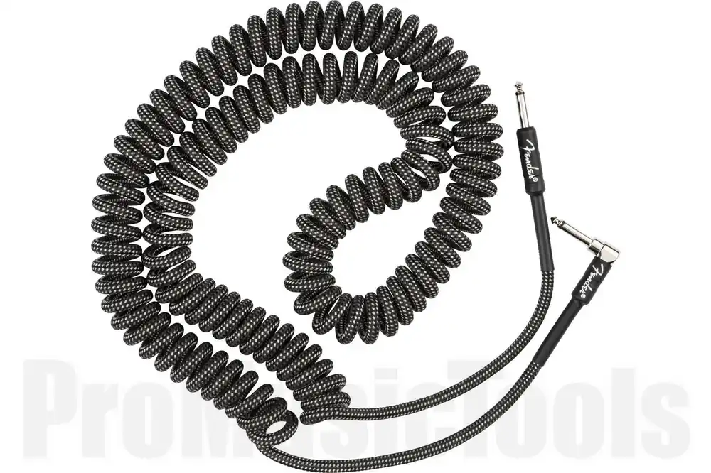 Paiement Sécurisé Fender Professional Coil Cable - 30‘ - Gray Tweed