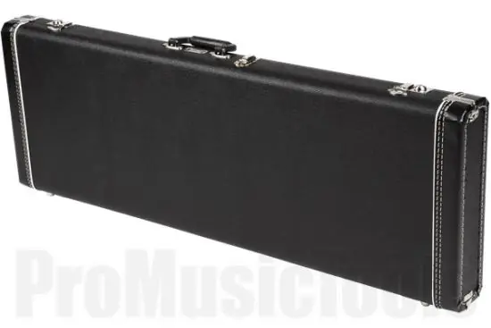 Fender G&G Standard Mustang/Jag-Stang/Cyclone Hardshell Case - Black with Black Acrylic Interior Offre Exclusive
