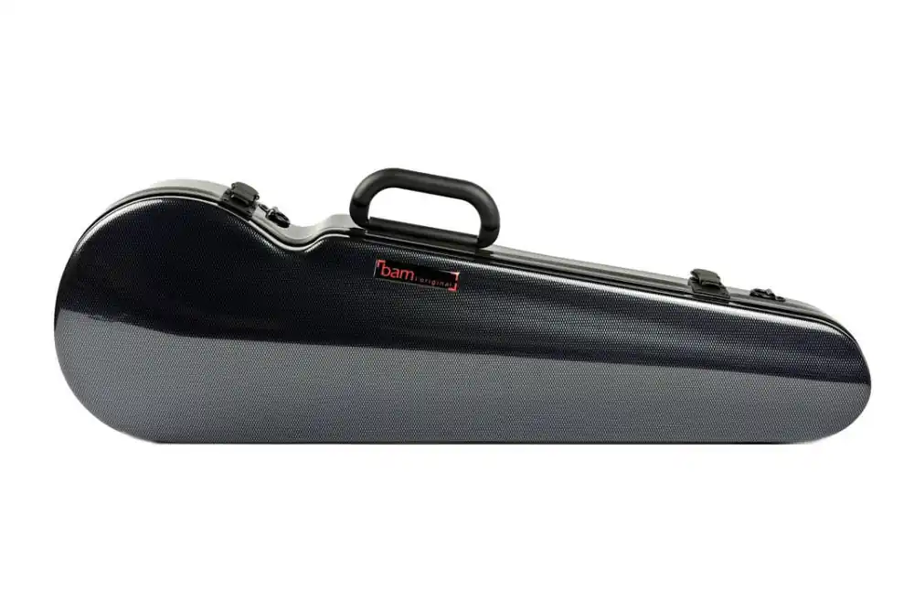 Expédition Rapide Bam Cases Hightech Contoured Violin Case - Black Carbon