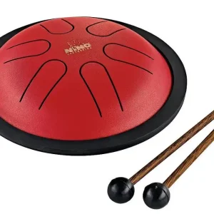 Meinl Nino Mini Melody Steel Tongue Drum - Red Réduction