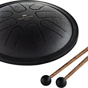 Réduction Meinl Sonic Energy F Minor Small Steel Tongue Drum, Black