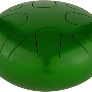 Meilleur Prix Pearl Metal Spirit Series Tongue Drum - 8-Note ‘A‘ Minor Scale / Green Burst