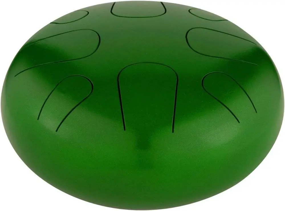 Meilleur Prix Pearl Metal Spirit Series Tongue Drum - 8-Note ‘A‘ Minor Scale / Green Burst
