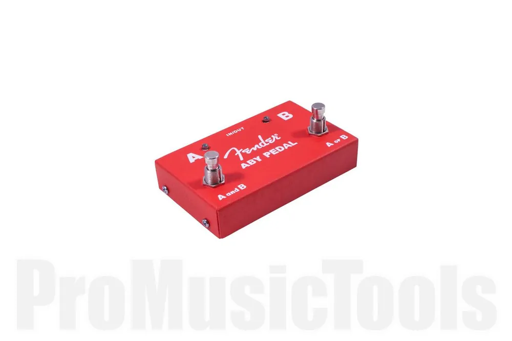 Fender 2-Switch ABY Pedal - Red Meilleur Choix
