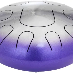 Expédié Aujourd'hui Pearl Awakening Series Tongue Drum - 9-Note ‘C‘ Ake Bono Scale - Purple Burst
