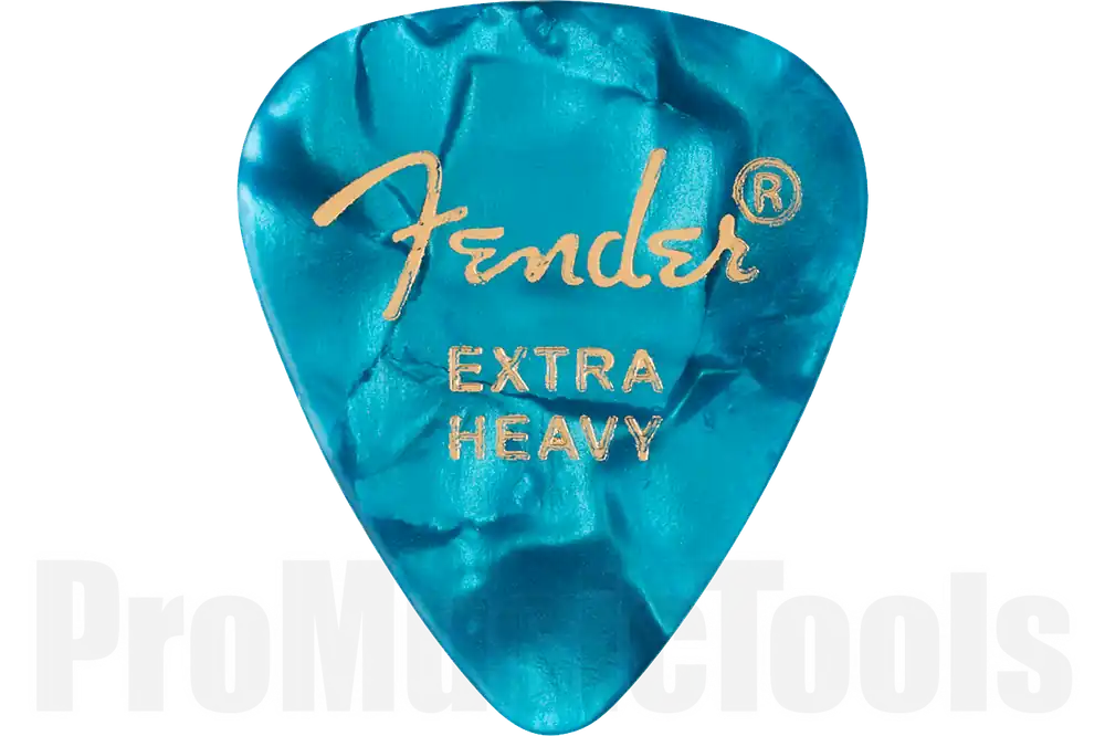 Prix Choc Fender 351 Shape Premium Picks - Extra Heavy - Ocean Turquoise - 12 Count