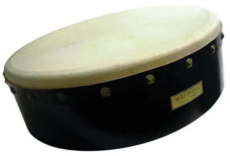 Waltons Irish Music 16 inch Tunable Bodhran Black Seulement Aujourd'hui