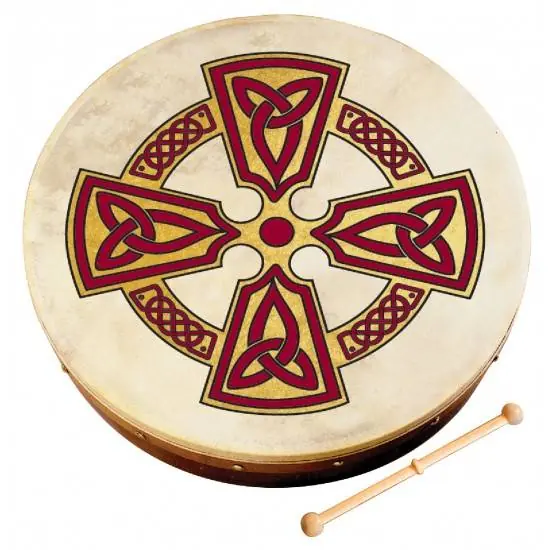 Remise Waltons Irish Music Celtic Cross 12‘‘ Bodhran - Kilkenny