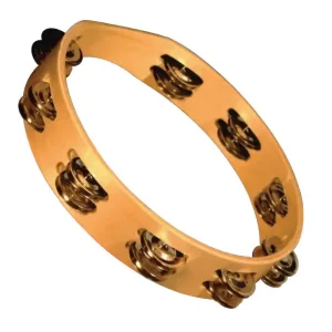 Granite Percussion 10-inch Wood Frame Tambourine - Headless Vente Directe