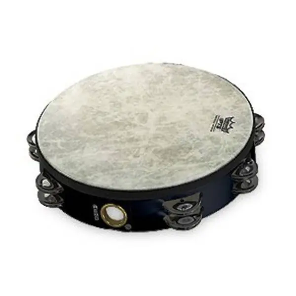 Remo Tambourine Fiberskyn3 Double Row Jingles - 10 Inch Commande En Gros