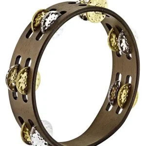 Meinl Double Row Tambourine Nickle/Brass - Walnut Réduction