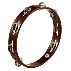 Meinl Traditional Wood Tambourine, Single Row - Steel Jingles Meilleur Prix