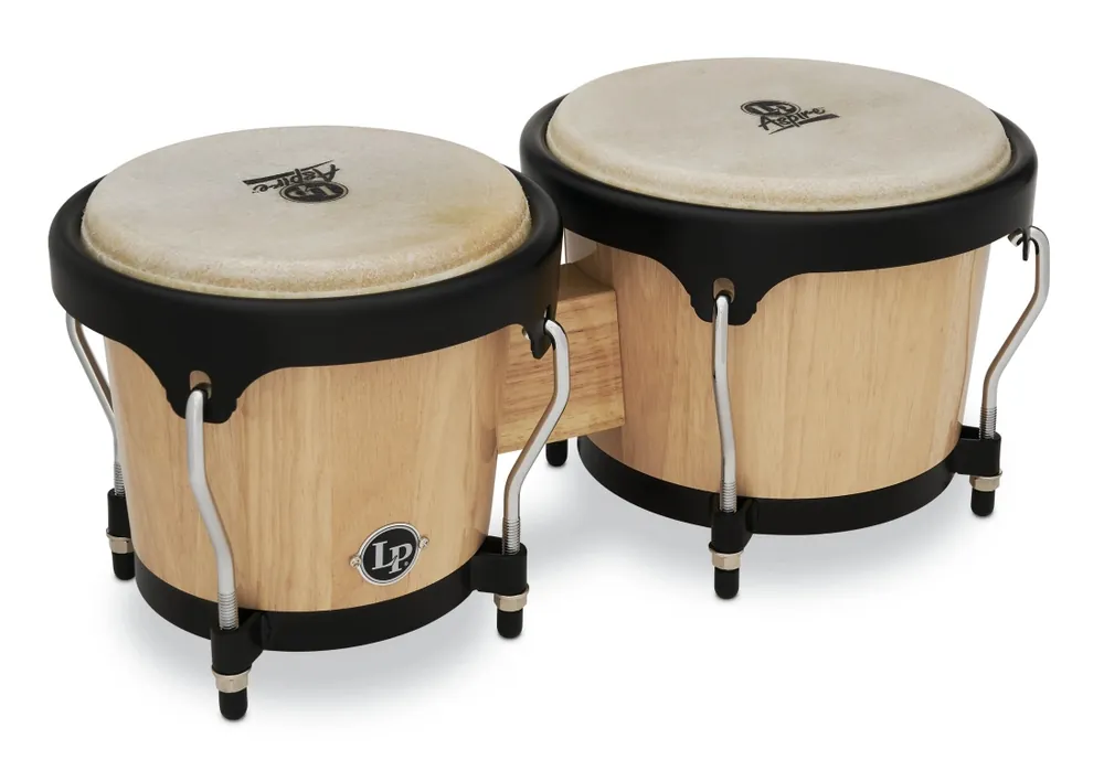 Achat Immédiat Latin Percussion Aspire Wood Bongos - Natural