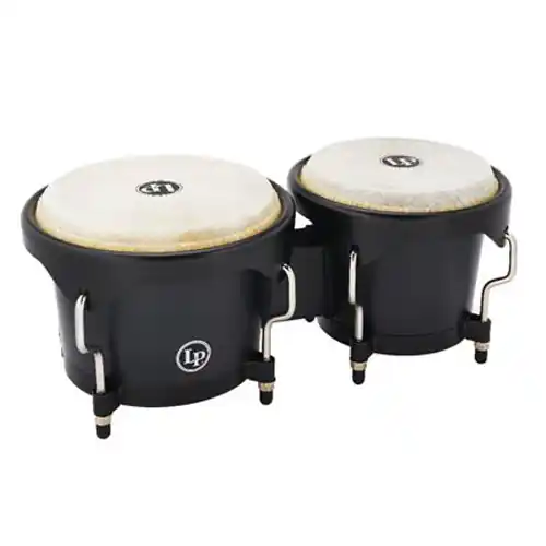 Latin Percussion LP Discovery Series Bongo with Carrying Bag - Black Onyx Prix Cassé