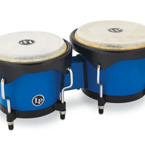 Bon Marché Latin Percussion LP Discovery Series Bongo with Carrying Bag - Race Car Blue