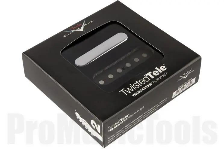 Fender Custom Shop Twisted Tele Pickups - Black/Chrome (2) Haute Qualité